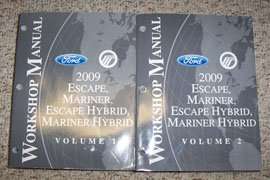 2009 Ford Escape & Escape Hybrid Shop Service Repair Manual