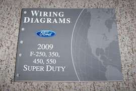 2009 Ford F-450 Super Duty Truck Wiring Diagram Manual