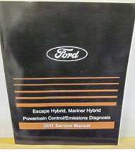 2011 Ford Escape Hybrid Powertrain Control & Emissions Diagnosis Service Manual