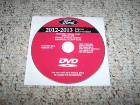 2014 Ford F-Super Duty Trucks F-650 F-750 Service Manual DVD