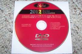 2012 Ford Mustang Shop Service Repair Manual DVD