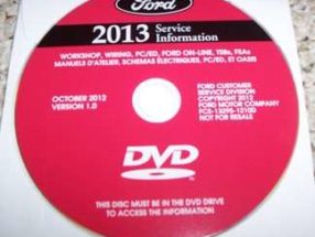 2013 Ford Taurus Service Manual DVD