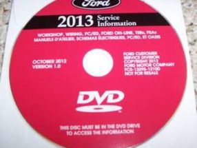 2013 Ford Transit Connect Service Manual DVD