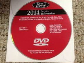 2014 Ford F-550 Super Duty Trucks Service Manual DVD