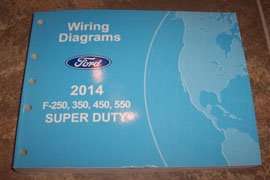 2014 Ford F-350 Super Duty Truck Wiring Diagram Manual
