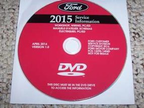 2015 Ford Mustang Service Manual DVD