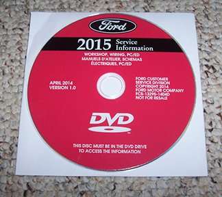 2015 Ford C-Max Service Manual DVD 2015 Ford C-Max Service Manual DVD