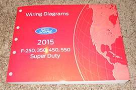 2015 Ford F-250 Super Duty Truck Electrical Wiring Diagram Manual