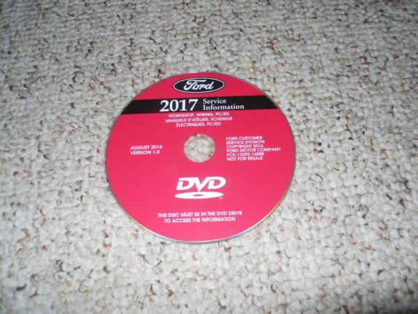 2017 Ford F-53 Motorhome RV Chassis Service Manual DVD
