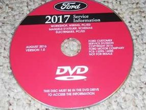 2017 Ford Transit Service Manual DVD